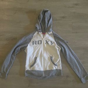 Roxy zip up hoodie for women size medium